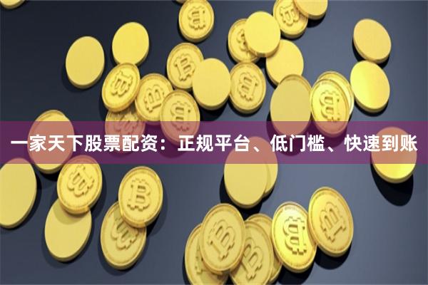 一家天下股票配资：正规平台、低门槛、快速到账